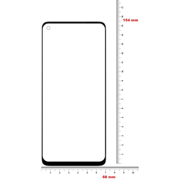Фото - Захисне скло для смартфону BeCover for Oppo A74 Black (706656)