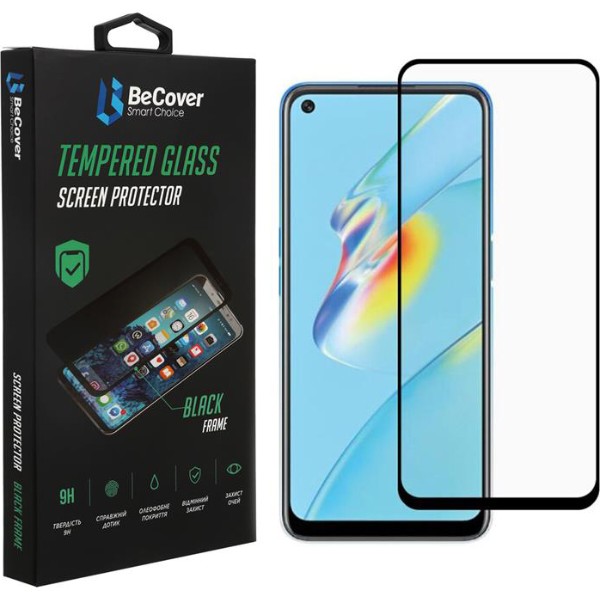 Фото - Захисне скло для смартфону BeCover for Oppo A54 Black (706655)