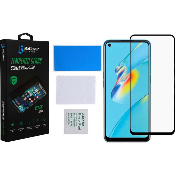 Фото - Захисне скло для смартфону BeCover for Oppo A54 Black (706655)
