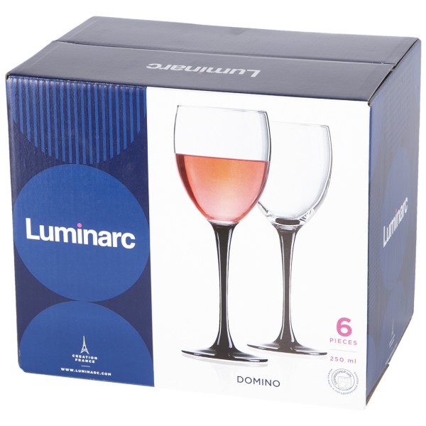 Фото - Набор бокалов  для красного вина Luminarc Domino 6 шт. (250 мл) H8169/1