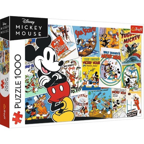 Фото - Пазли (8 +) Trefl Mickey&friends Світ Міккі 1000 ел. (07418)