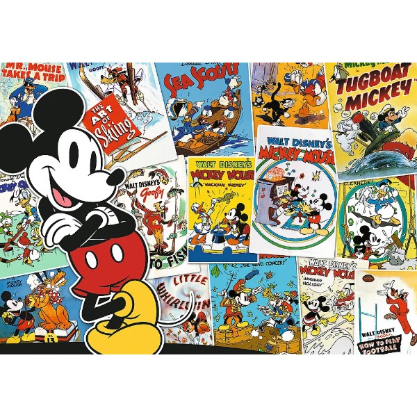 Фото - Пазли (8 +) Trefl Mickey&friends Світ Міккі 1000 ел. (07418)