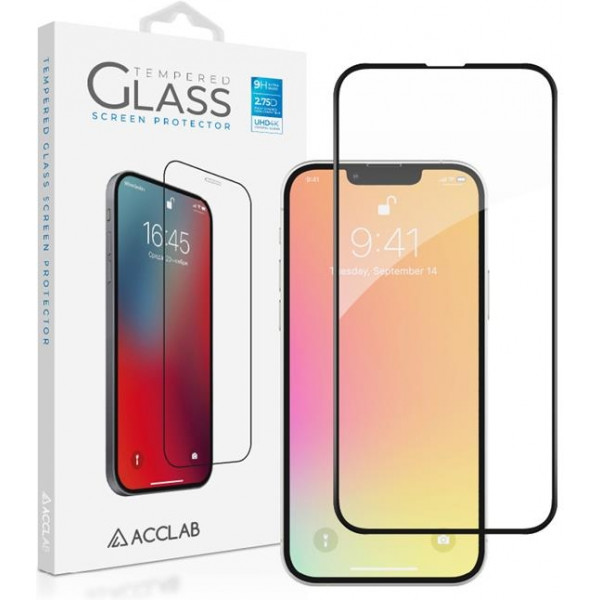 Фото - Захисне скло для смартфона ACCLAB Full Glue for Apple iPhone 13 Black (1283126515392)