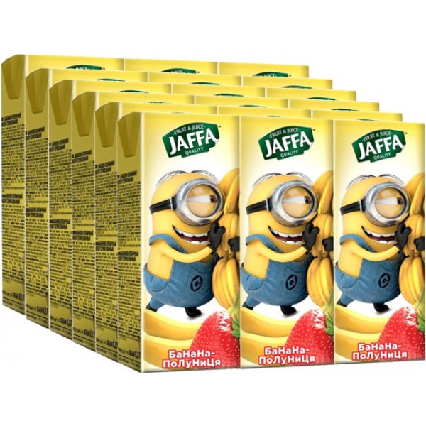 Фото - Сік дитячий Jaffa Нектар Міньйон 0.2 л х 18 ш