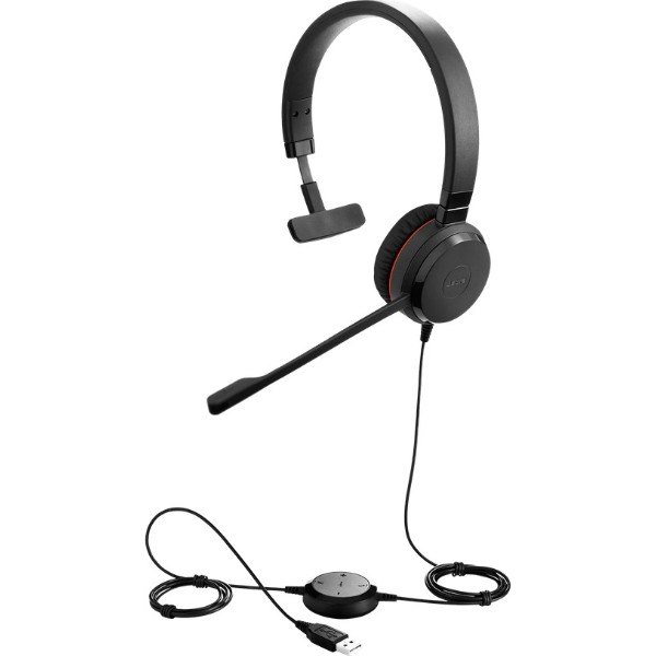 Фото - Гарнітура дротова Jabra Evolve 30 II MS Mono Black (5393-823-309)
