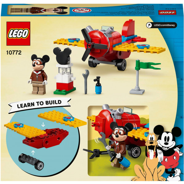 Фото - Конструктор LEGO Mickey and Friends Гвинтовий літак Міккі (10772)