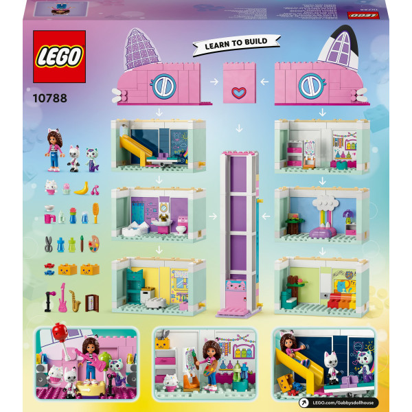 Фото - Конструктор LEGO Gabby's Dollhouse Ляльковий будиночок Ґаббі (10788)