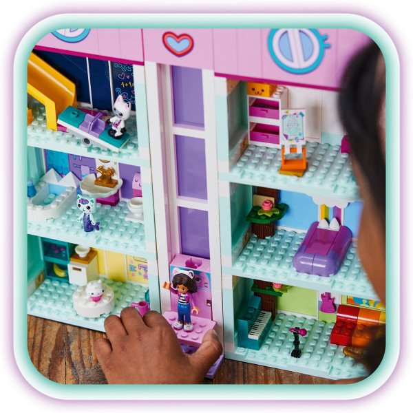 Фото - Конструктор LEGO Gabby's Dollhouse Ляльковий будиночок Ґаббі (10788)