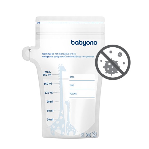 Фото - Пакет для хранения грудного молока BabyOno 180 мл., 30 шт. (1084)
