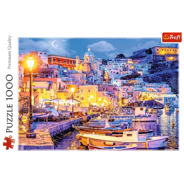 Фото - Пазлы (8+) Trefl Остров Прочида ночью, Италия 1000 эл. (07944)