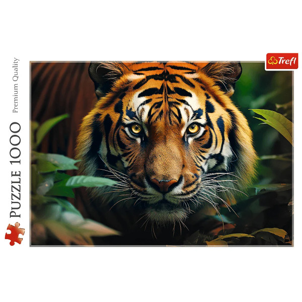 Фото - Пазлы (8+) Trefl Дикий тигр 1000 эл. (07982)
