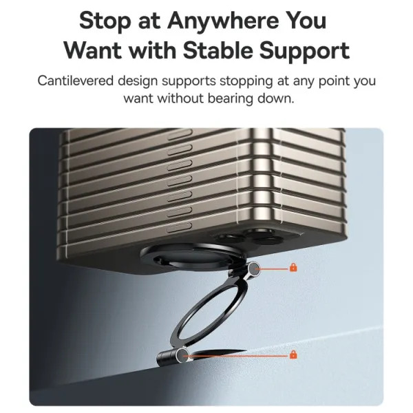 Фото - Автодержатель Baseus MagPro Series II Magnetic Car Mount Stick-on Version Cosmic Black (C40172900121-00)