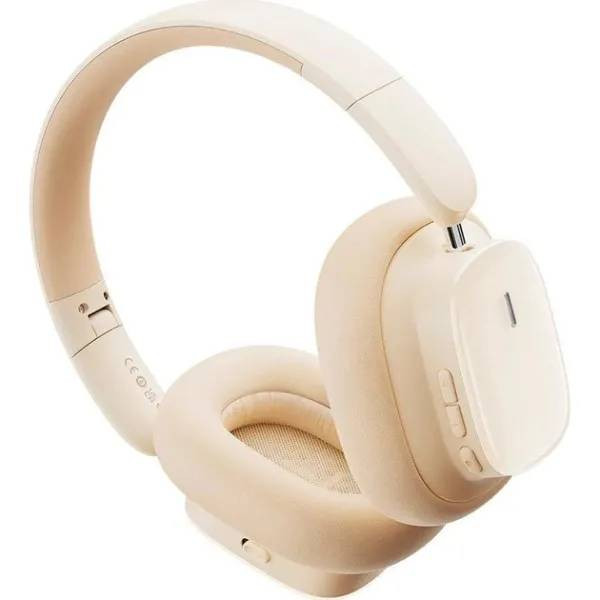 Фото - Навушники повнорозмірні бездротові Baseus Bowie H1i Noise-Cancellation Cluster White (A00050402223-00)