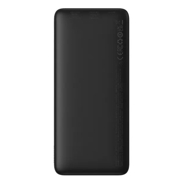 Фото - Батарея мобільна Baseus Airpow Fast Charge Power Bank 10000mAh 20W Black (PPQD090001)