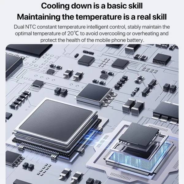 Фото - Бездротовий зарядний пристрій Baseus MagPro II Series Ultra-Thin Magnetic Phone Cooler (B10572900121-00)