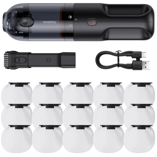 Фото - Автомобільний пилосос Baseus AP01 Handy Vacuum Cleaner Black C30450100111-00)