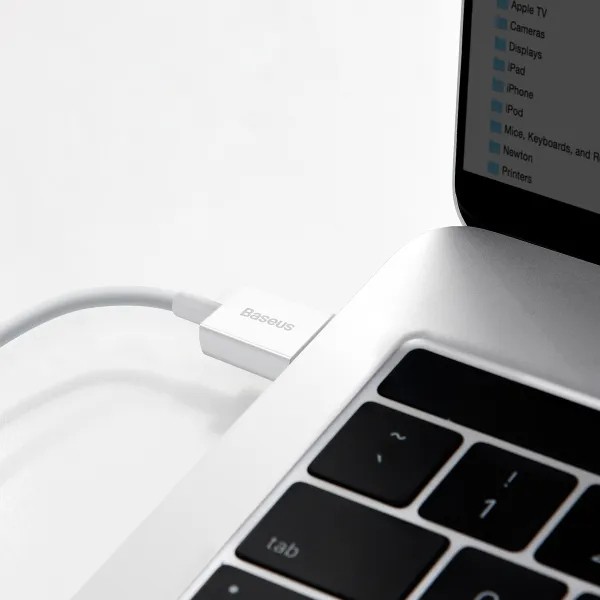 Фото - Кабель Baseus Superior Series USB to Type-C 66W 1m White (CATYS-02)