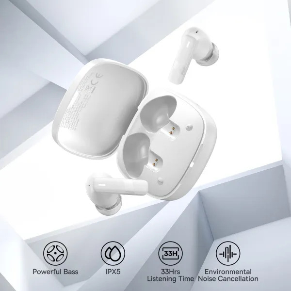 Фото - Навушники вкладиші бездротові TWS Baseus Bowie E20 True Wireless Earphones Stellar White (A00069700223-00)
