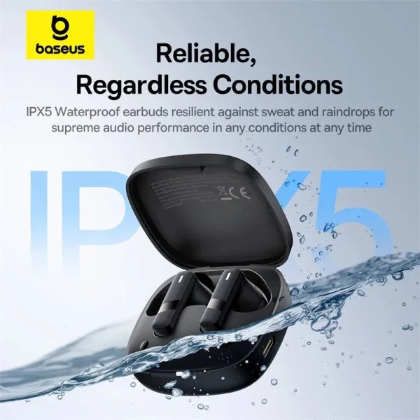 Фото - Навушники вкладиші бездротові TWS Baseus Bowie E20 True Wireless Earphones Cluster Black (A00069700113-00)