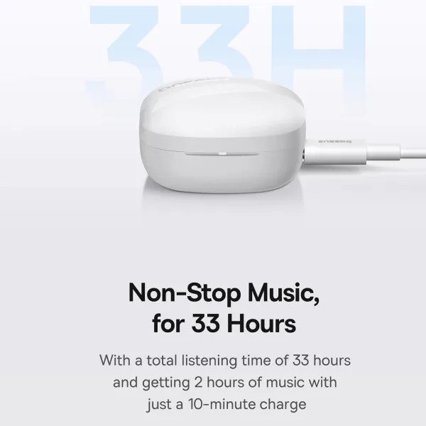 Фото - Навушники вкладиші бездротові TWS Baseus Bowie E20 True Wireless Earphones Stellar White (A00069700223-00)