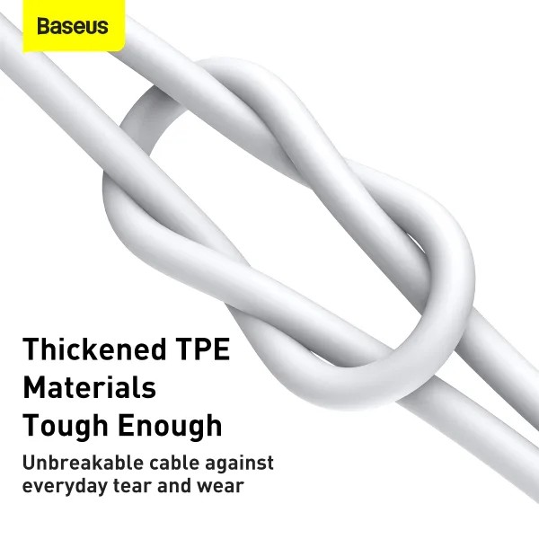 Фото - Кабель Baseus Superior Series USB to Type-C 66W 1m White (CATYS-02)