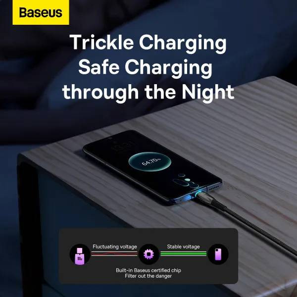 Фото - Кабель Baseus USB Type-C 100W 1m Black (CADH000401)