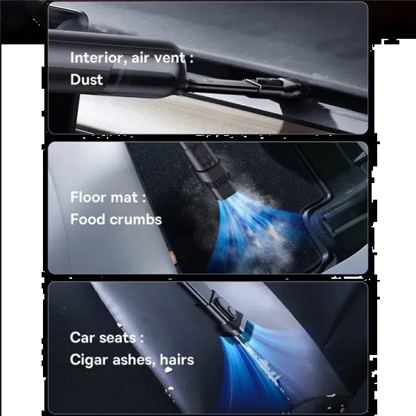 Фото - Автомобільний пилосос Baseus A0 Pro Car Vacuum Cleaner Cluster Black (C30466500111-00)