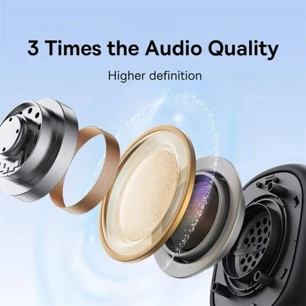 Фото - Навушники повнорозмірні бездротові Baseus Bowie H1i Noise-Cancellation Cluster White (A00050402223-00)