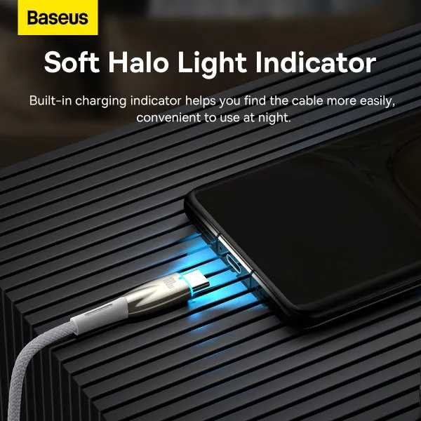 Фото - Кабель Baseus Glimmer Series Fast Charging Type-C 100W 1m (CADH000402)