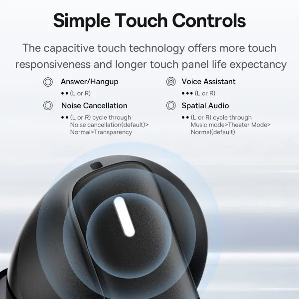 Фото - Навушники вкладиші бездротові TWS Baseus Bowie E20 True Wireless Earphones Cluster Black (A00069700113-00)