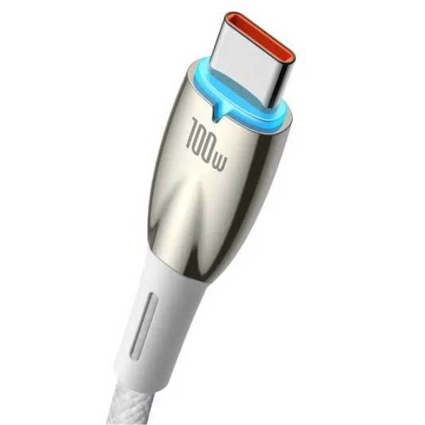Фото - Кабель Baseus Glimmer Series Fast Charging Type-C 100W 1m (CADH000402)