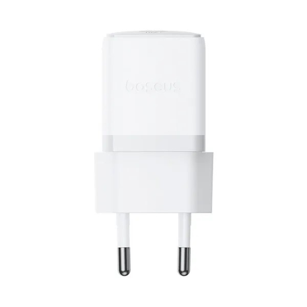 Фото - Мережевий зарядний пристрій Baseus Palm Fast Charger 1C 30W EU Moon White (P10111605213-01)