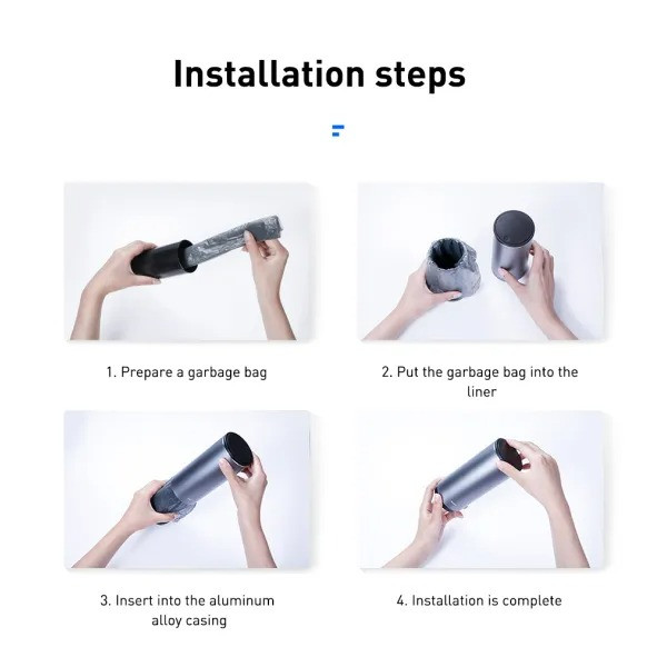 Фото - Автомобильный мусорный контейнер Baseus Style Vehicle-mounted Trash Can (CRLJT-01)