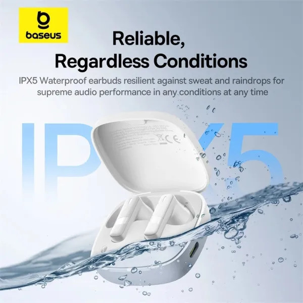 Фото - Навушники вкладиші бездротові TWS Baseus Bowie E20 True Wireless Earphones Stellar White (A00069700223-00)