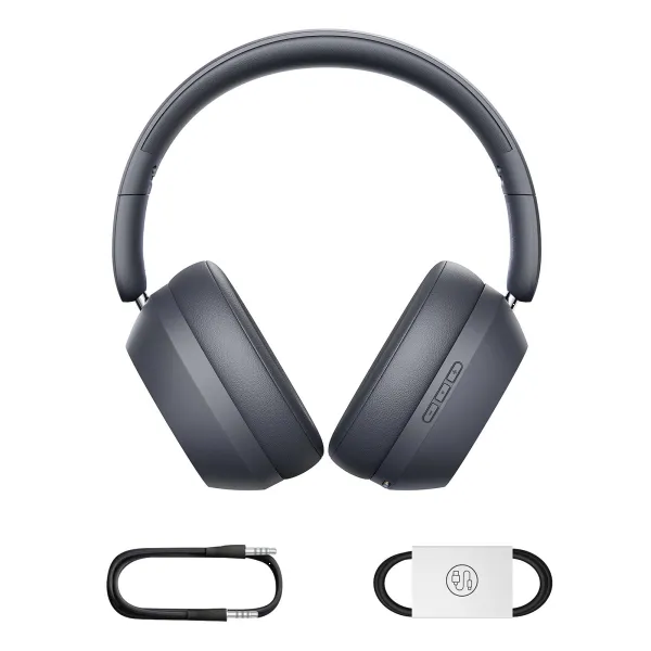 Фото - Навушники накладні бездротові Baseus Bass 35 Max Wireless Headphones Twilight Grey (A00070800821-00)