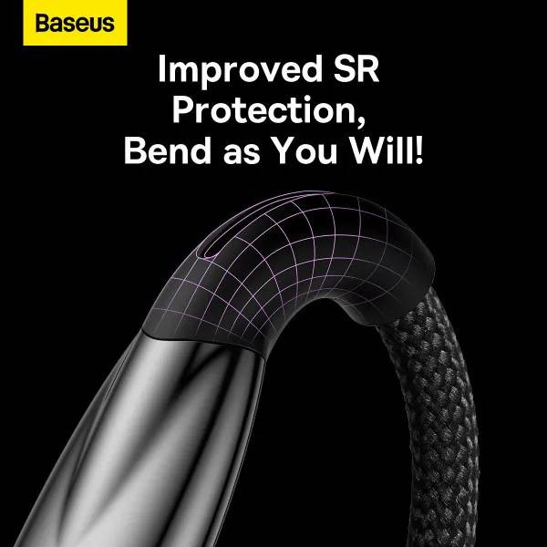 Фото - Кабель Baseus USB Type-C 100W 1m Black (CADH000401)