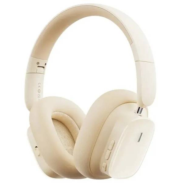 Фото - Навушники повнорозмірні бездротові Baseus Bowie H1i Noise-Cancellation Cluster White (A00050402223-00)