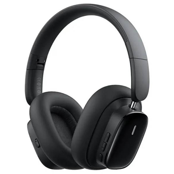 Фото - Навушники повнорозмірні бездротові Baseus Bowie H1i Noise-Cancellation Cluster Black (A00050402113-00)