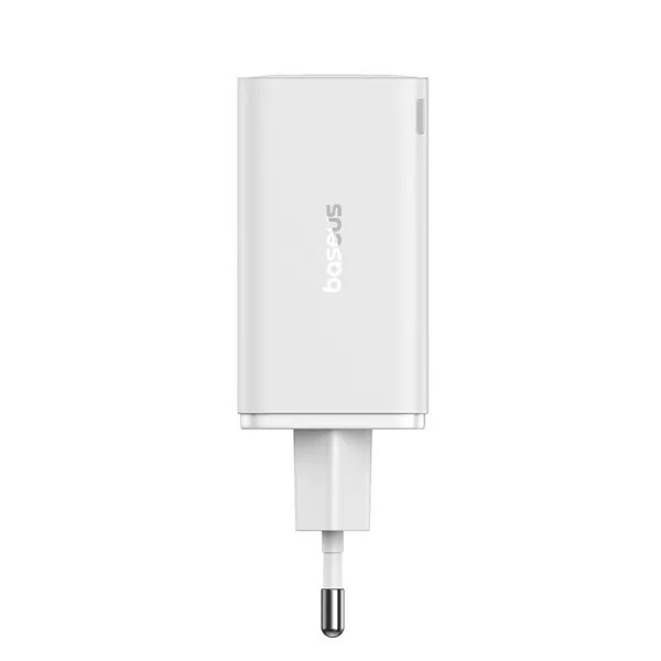 Фото - Мережевий зарядний пристрій Baseus GaN6 Pro Fast Charger 2C+2U 65W EU Moon White (P10162701213-00)