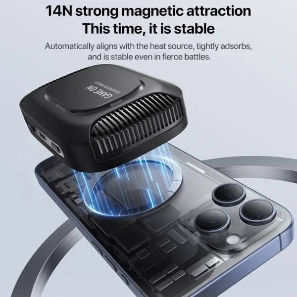 Фото - Бездротовий зарядний пристрій Baseus MagPro II Series Ultra-Thin Magnetic Phone Cooler (B10572900121-00)