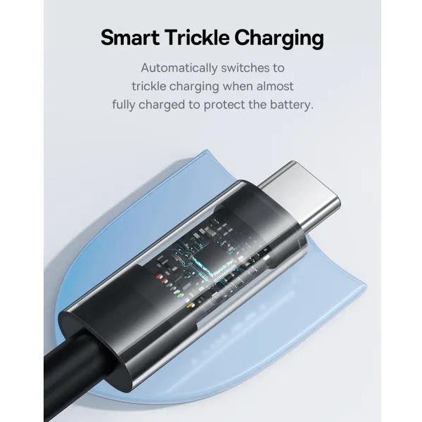 Фото - Кабель Baseus Gem Series Fast Charging Data Cable USB to Type-C 100W 20V 5A 1m (P10373002111-00)