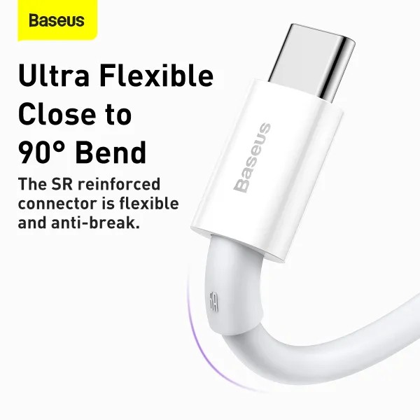 Фото - Кабель Baseus Superior Series USB to Type-C 66W 1m White (CATYS-02)
