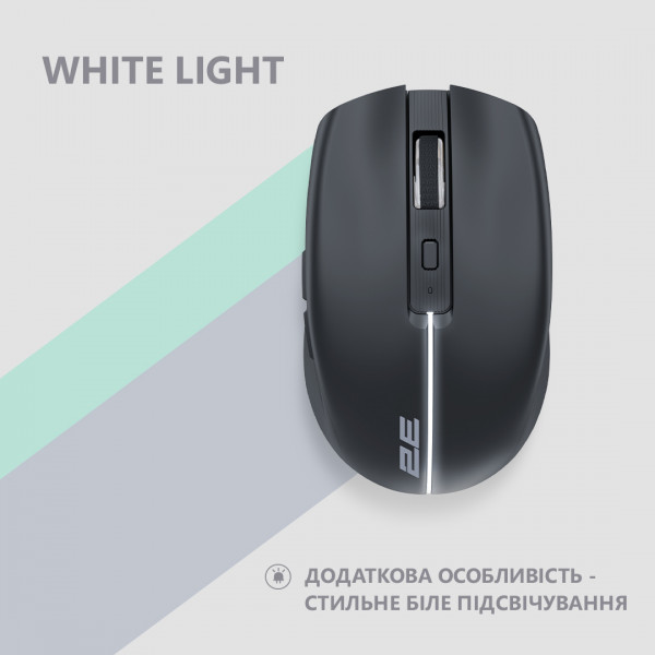 Фото - Миша бездротова 2E MF270 Silent Rechargeable WL Black