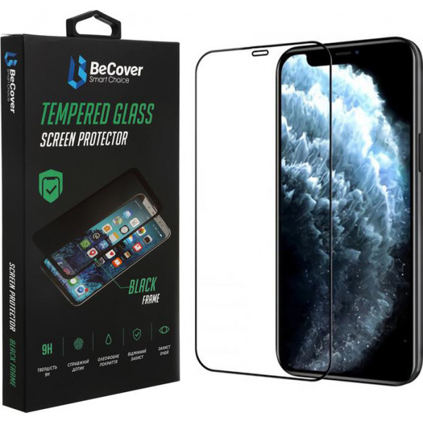 Фото - Защитное стекло для смартфона BeCover for Apple iPhone 13/13 Pro Black (706663)