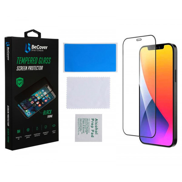 Фото - Захисне скло для смартфона BeCover for Apple iPhone 13 Pro Max Black (706664)