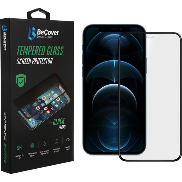 Фото - Защитное стекло для смартфона BeCover for Apple iPhone 13 Mini Black (706665)