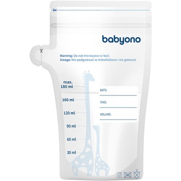 Фото - Пакет для хранения грудного молока BabyOno 180 мл., 30 шт. (1084)