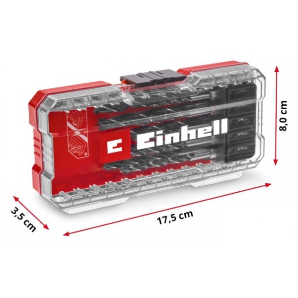 Фото - Набір свердел Einhell 3-8мм 10 шт. (108733)