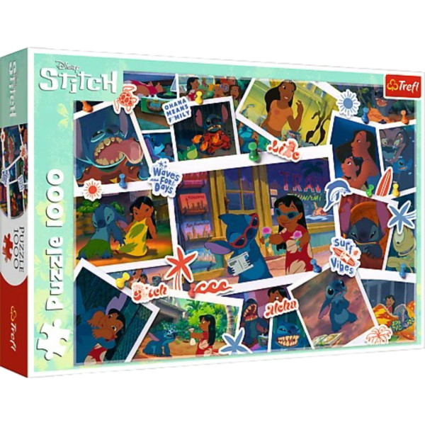 Фото - Пазли (8 +) Trefl Lilo&Stitch Солодкі спогади 1000 ел. (08828)