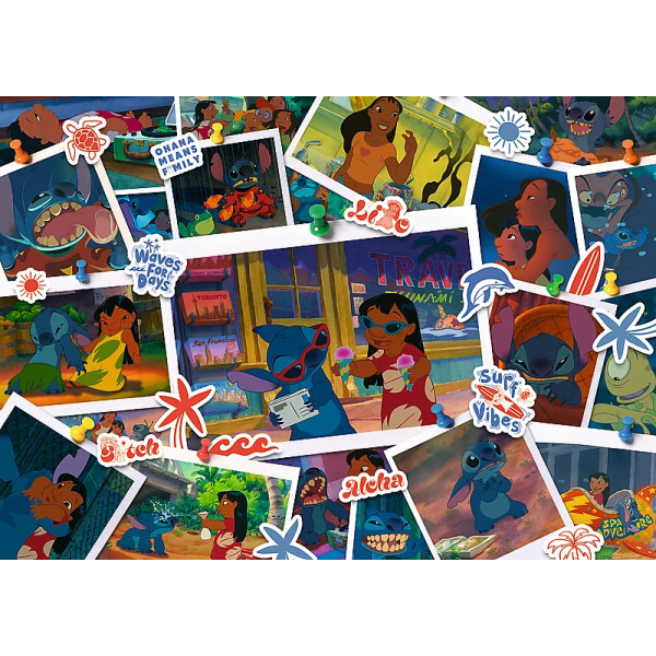 Фото - Пазли (8 +) Trefl Lilo&Stitch Солодкі спогади 1000 ел. (08828)